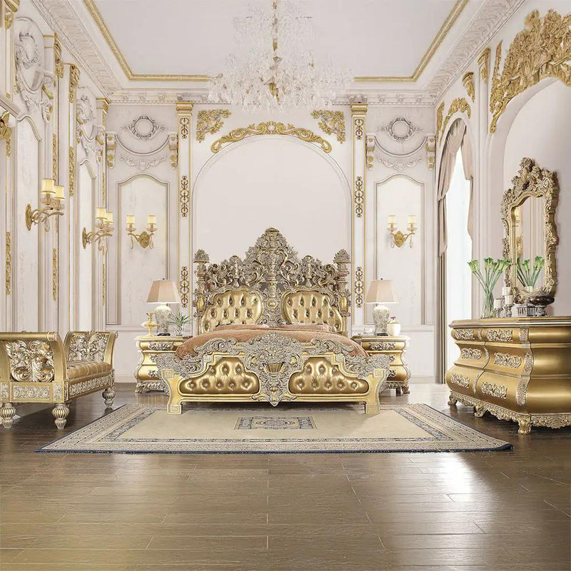 Seville - Mirror - Gold by Unique Piece Furniture