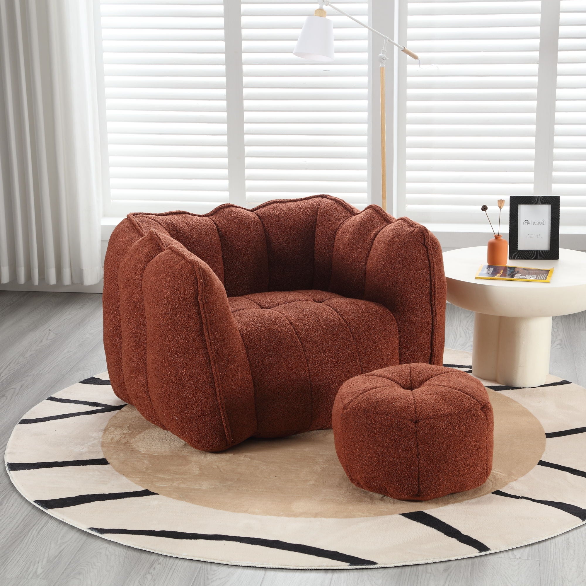 Soft Bean Bag Chair With High Resilient Foam by HouseOfZazla