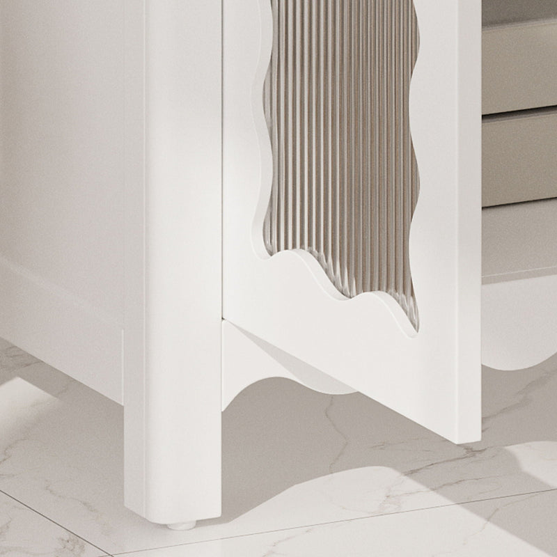 Modern Bathroom Vanity With Tempered Glass Doors by HouseOfZazla