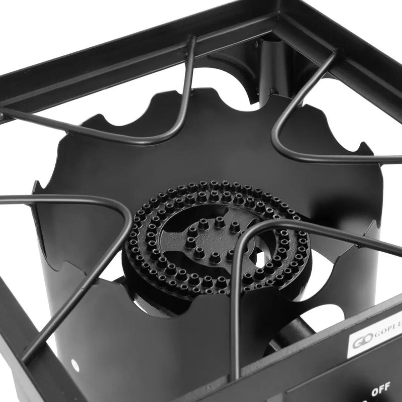 100000 BTU Portable Propane Outdoor Camp Stove with Adjustable Legs by DirectDeals