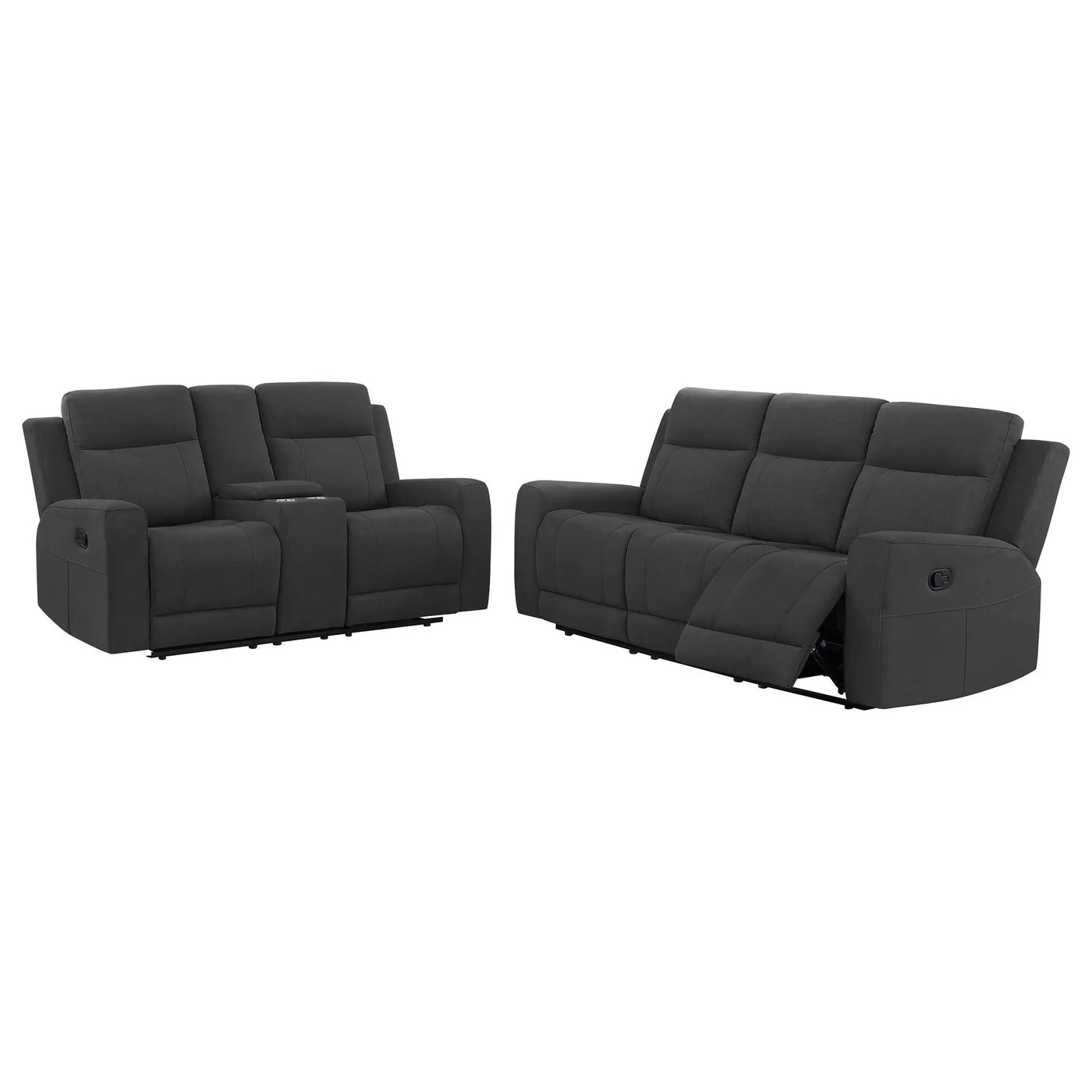 Slater - 2 Piece Reclining Sofa Set With Manual Recline by HouseOfZazla