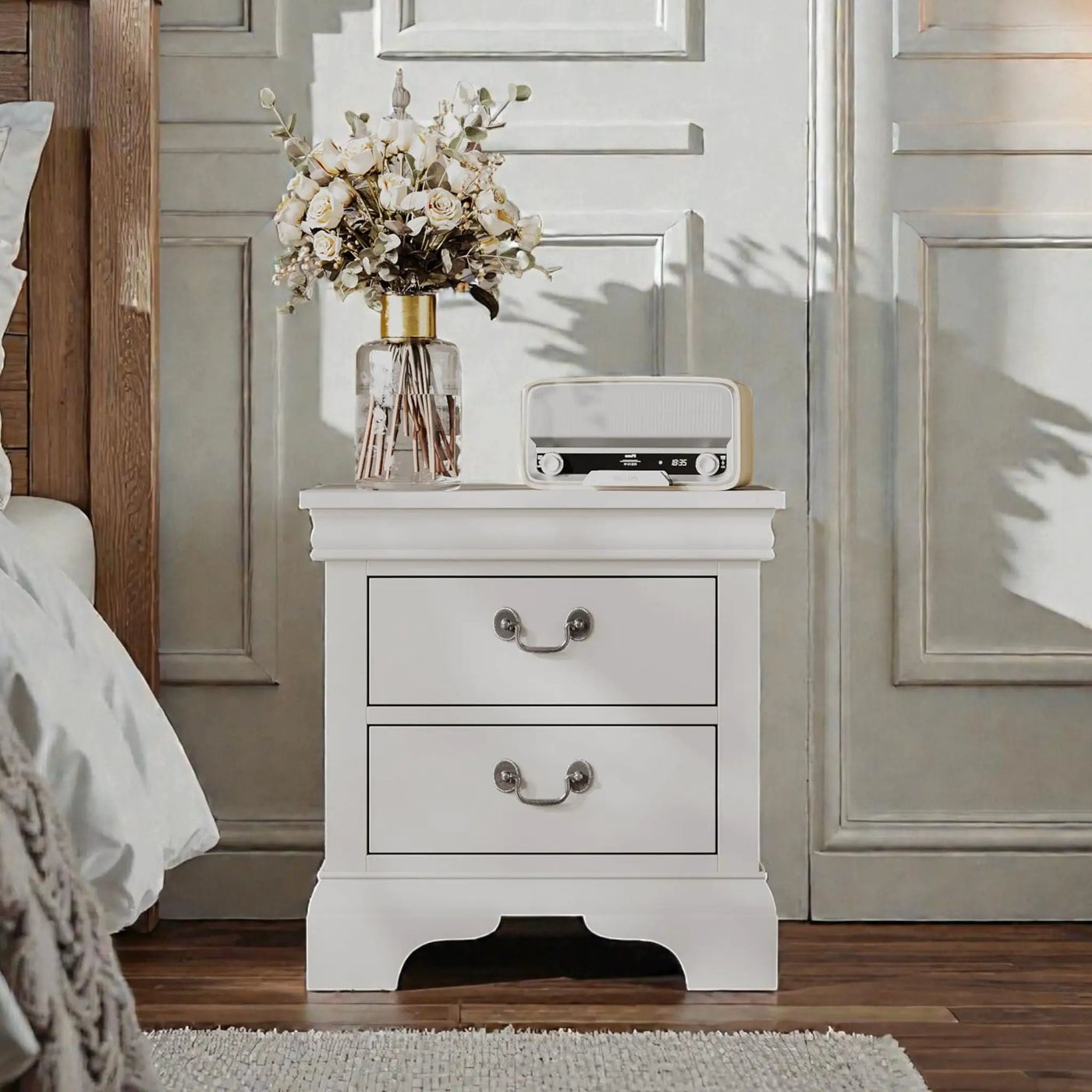 Nightstand With 2 Drawers by HouseOfZazla