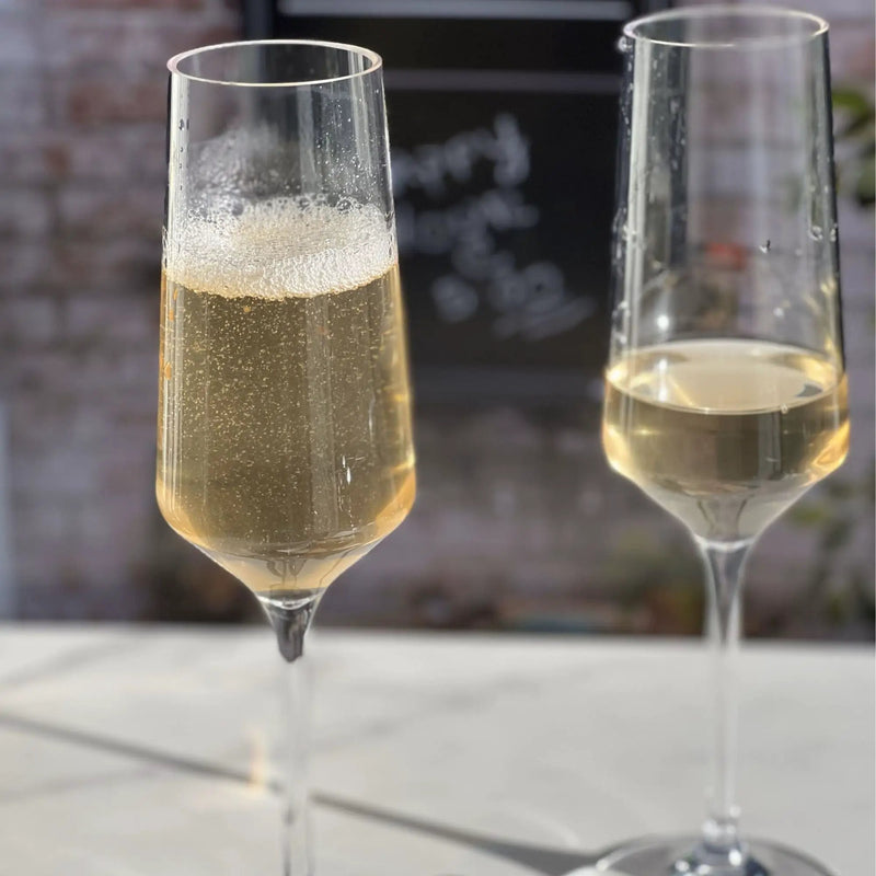 Tritan Lexington - Unbreakable Plastic Champagne Flutes, 10Oz (Set of 4) - Clear by HouseOfZazla