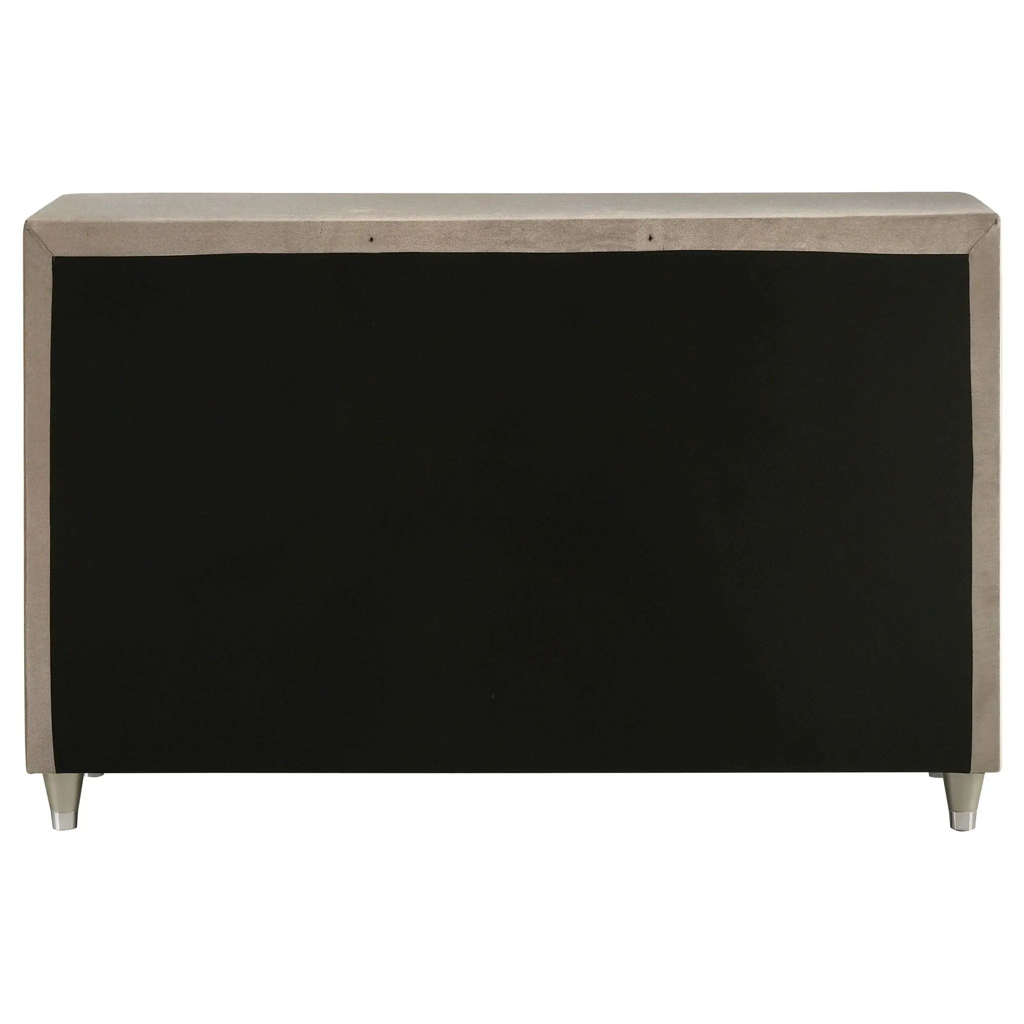 Antonella 7-drawer Upholstered Dresser Ivory and Camel by Unique Piece Furniture