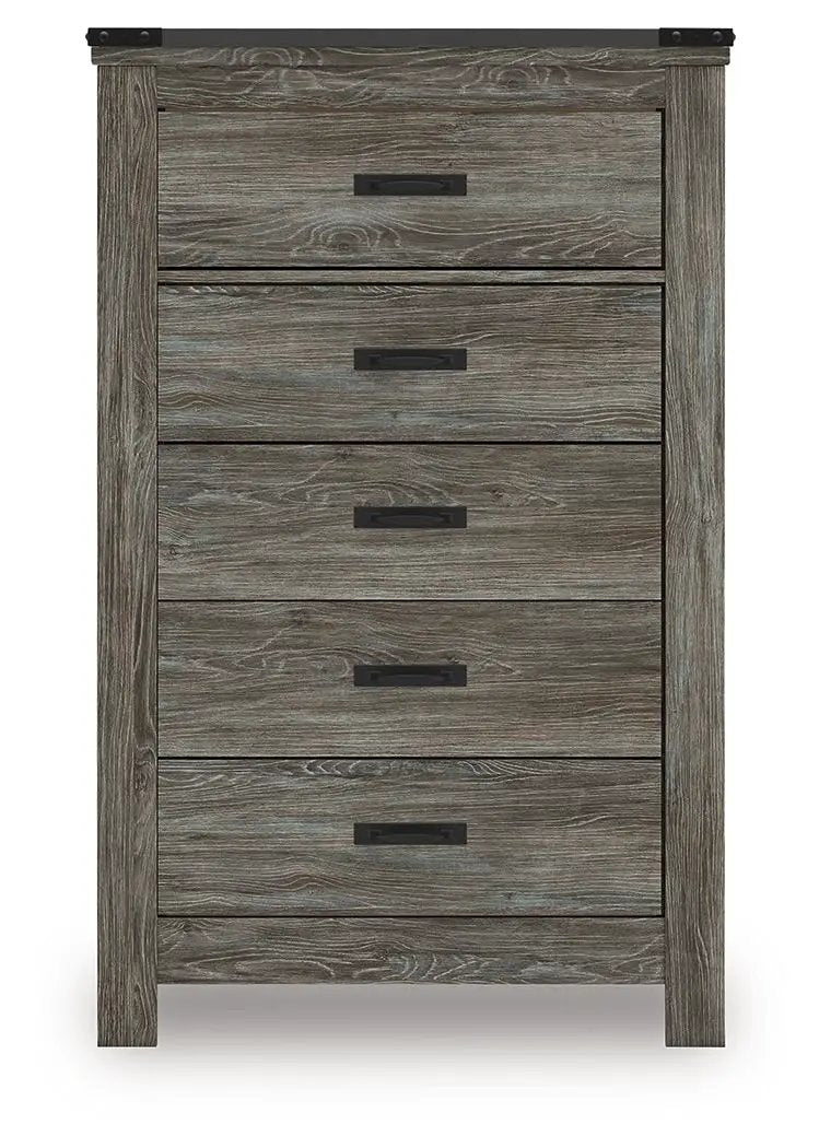 Frandern - Five Drawer Chest - Gray by Unique Piece Furniture