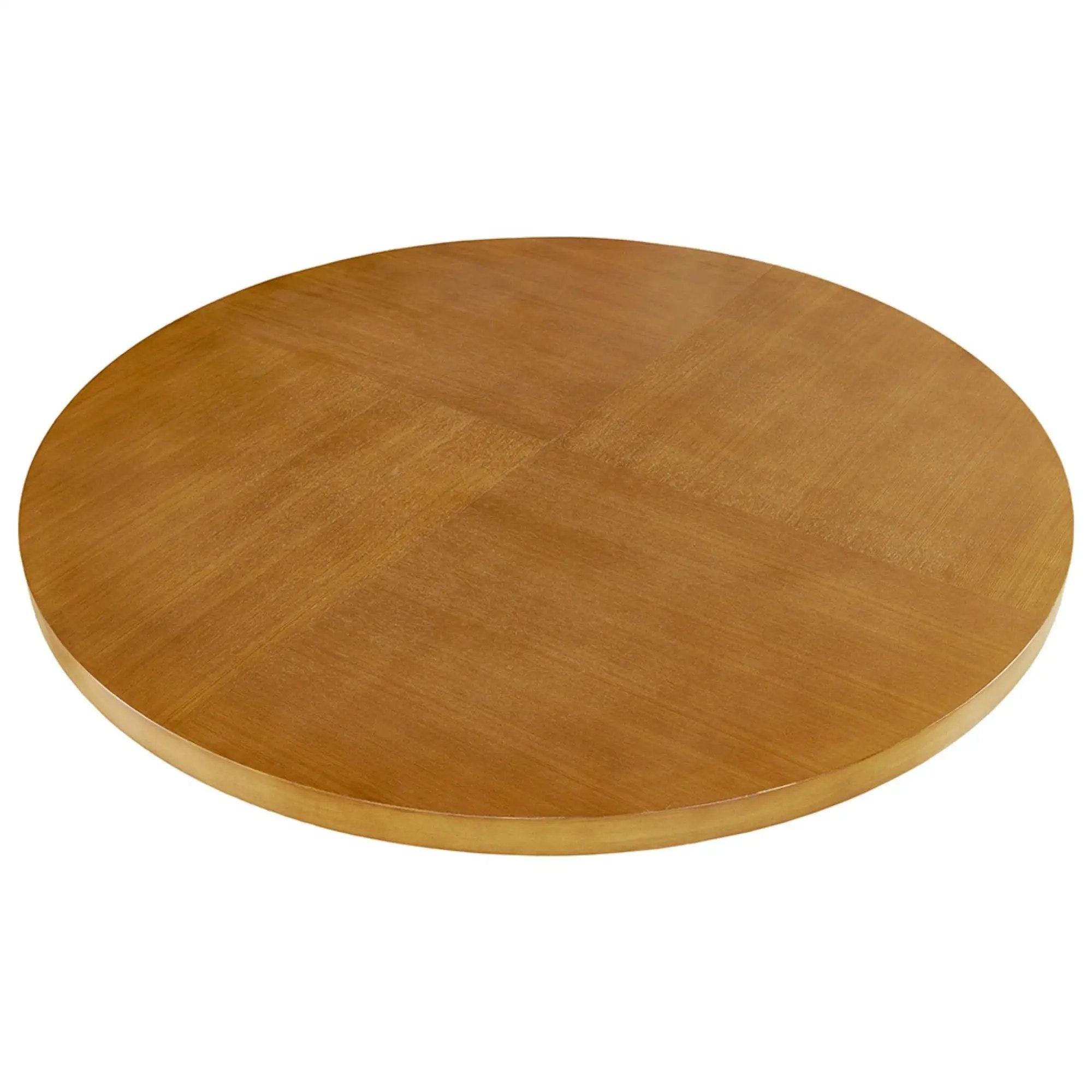 Round Dining Table With Pecan Wood Veneer - Walnut by Unique Piece Furniture