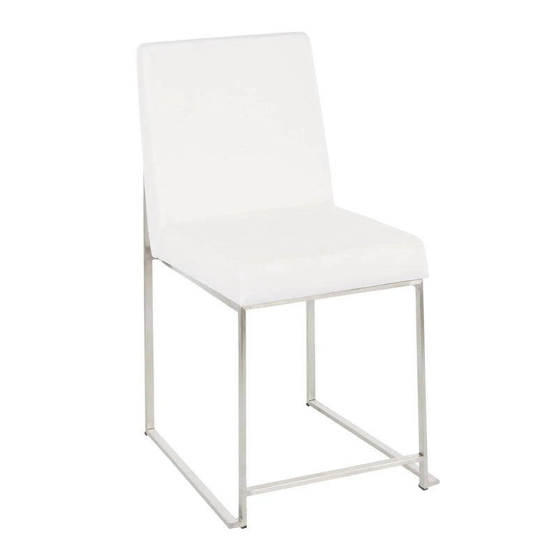 Fuji - Contemporary Modern Elegance High Back Dining Chair (Set of 2) by HouseOfZazla