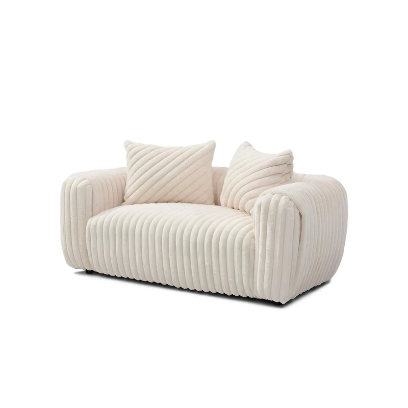 Cancun - Loveseat - White by HouseOfZazla