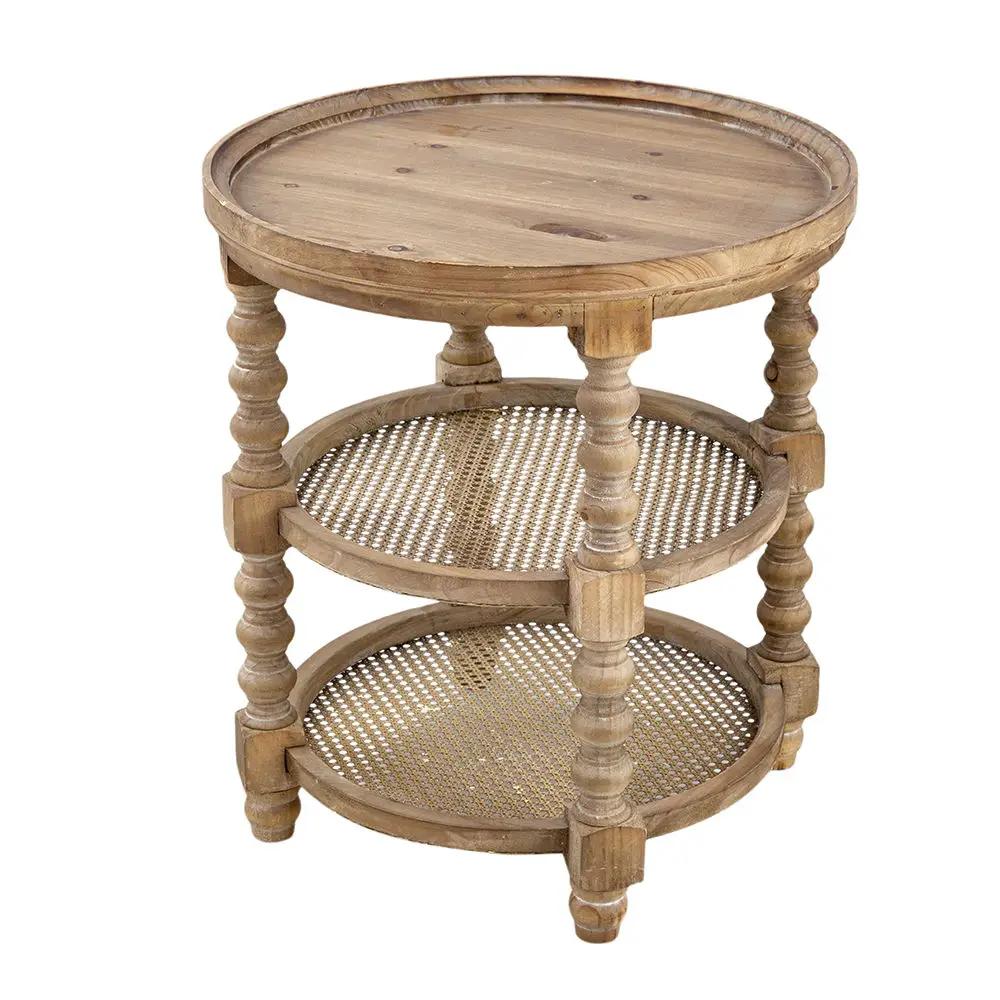 Round 3 Tiered Side Tabel, End Tabel For Lving Room Bedroom Entryway by Unique Piece Furniture