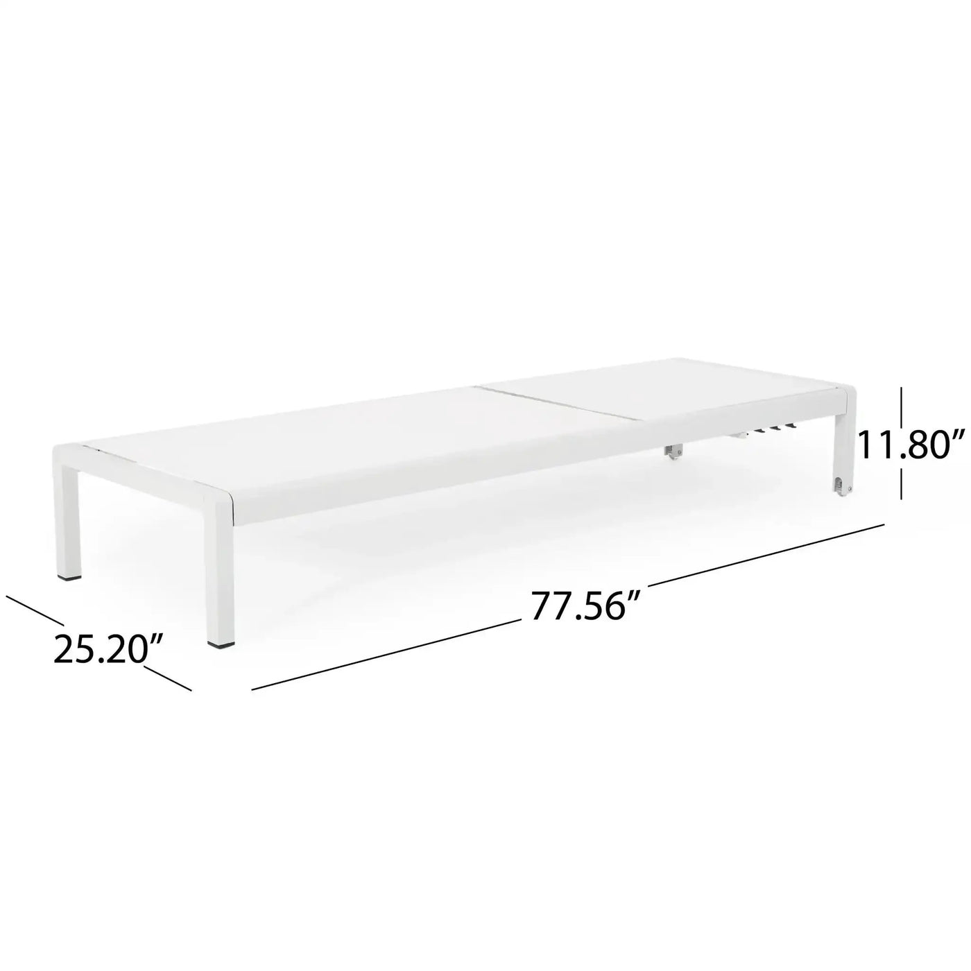 Outdoor Patio Chaise Lounge with 5 Reclining Positions by HouseOfZazla