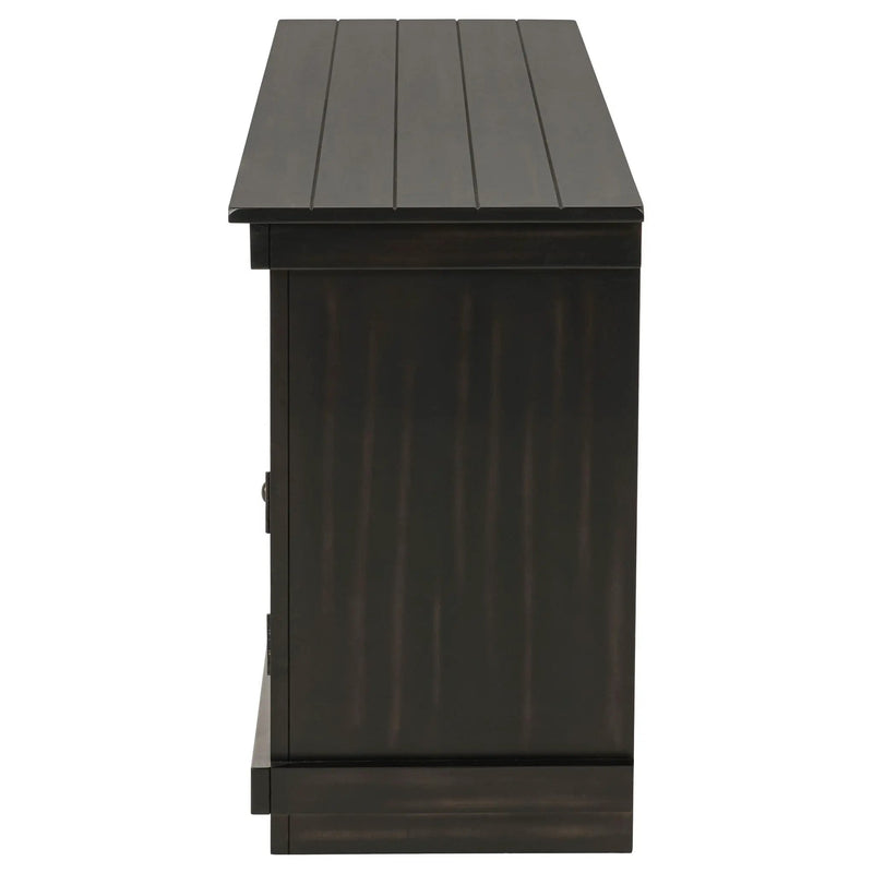 Payne 60-inch TV Stand Media Console Distressed Java by Unique Piece Furniture