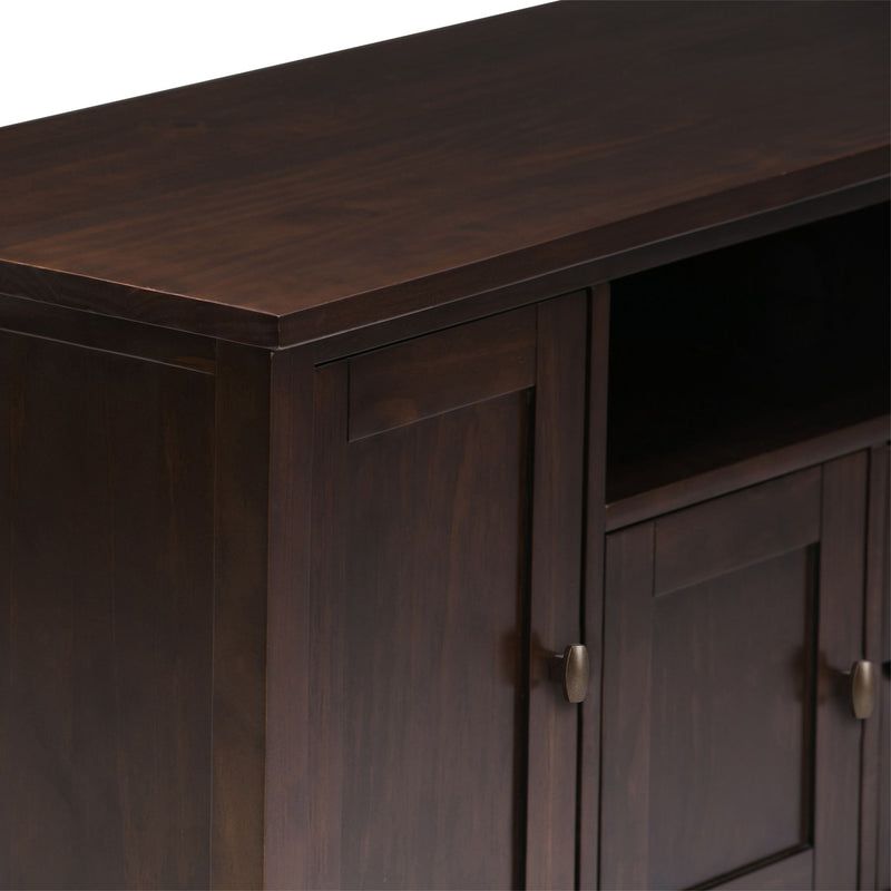 Warm Shaker - TV Media Stand Handcrafted - Tobacco Brown by HouseOfZazla