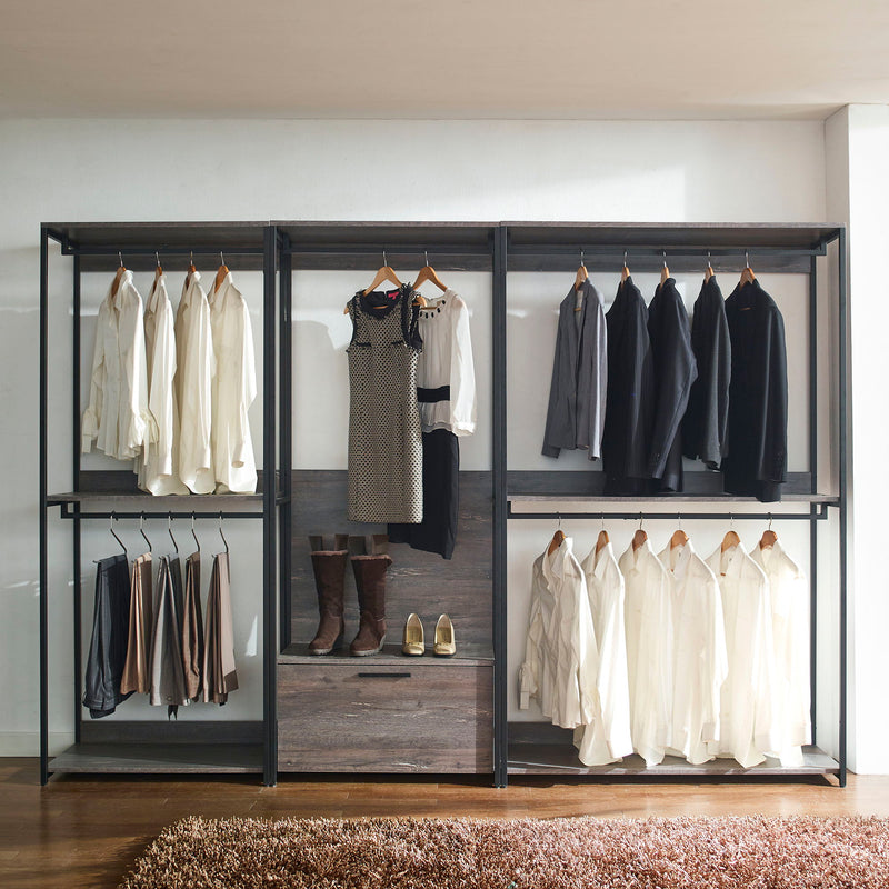 Monica - Walk-In Closet System & Modular Design - Rustic by HouseOfZazla