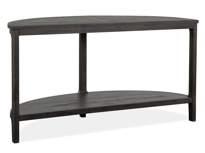 Boswell - Demilune Sofa Table - Peppercorn, photo 5 of 7