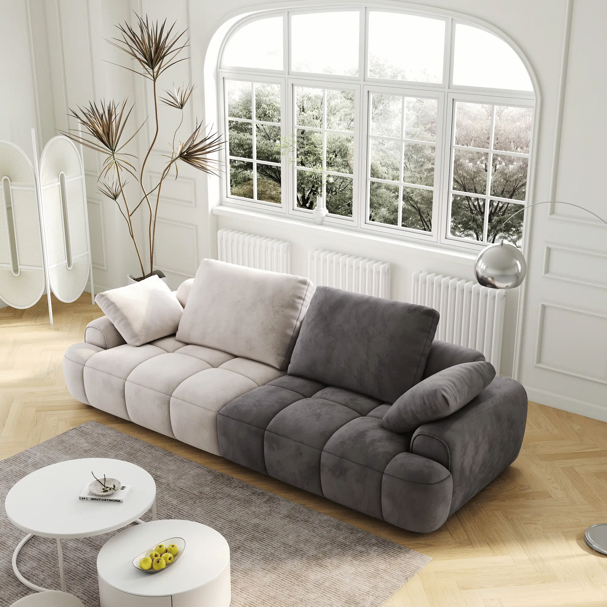 86.6″ Large Two Seat Sofa by HouseOfZazla