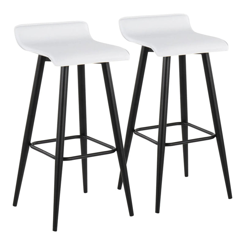 Ale - Contemporary Fixed Height Bar Stool (Set of 2) by HouseOfZazla