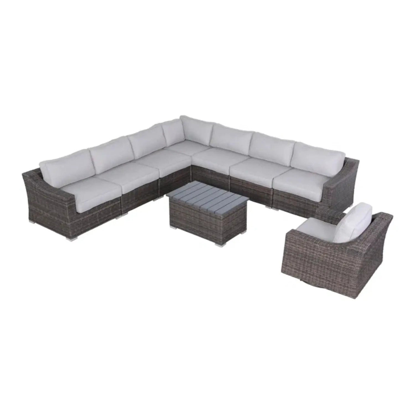 Stylish Sofa Seating Group With Cushions Perfect For Outdoor Gatherings by HouseOfZazla