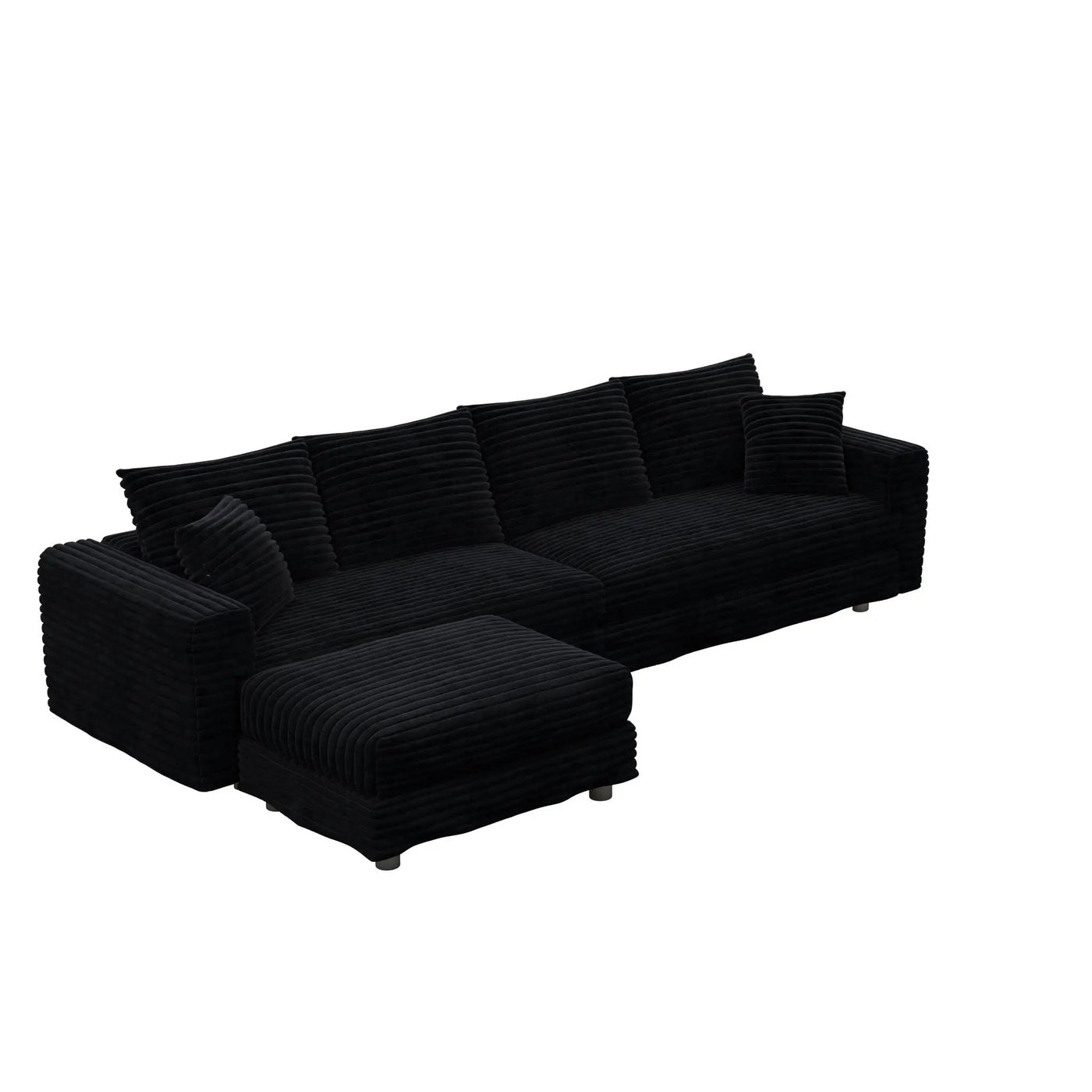 Modern Comfy Upholstered Sofa Cloud Couch & Deep Seat Couches by HouseOfZazla