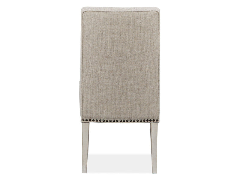 Bronwyn - Upholstered Host Side Chair (Set of 2) - Alabaster, photo 6 of 7