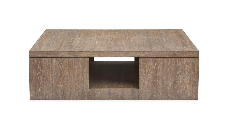 Cypress - Square Cocktail Table With Casters - Spiced Brown by Unique Piece Furniture