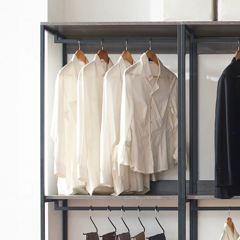 Monica - Modular Design Walk-In Closet System - Rustic by HouseOfZazla