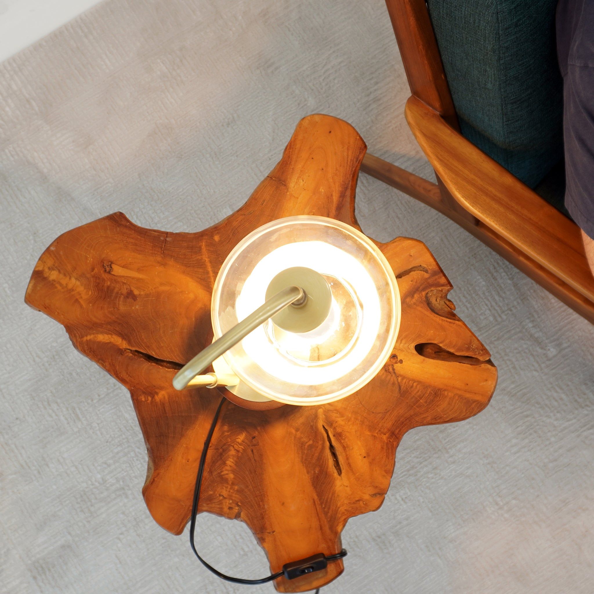 Luxeray - Globe Arched Table Lamp - Bronze by HouseOfZazla