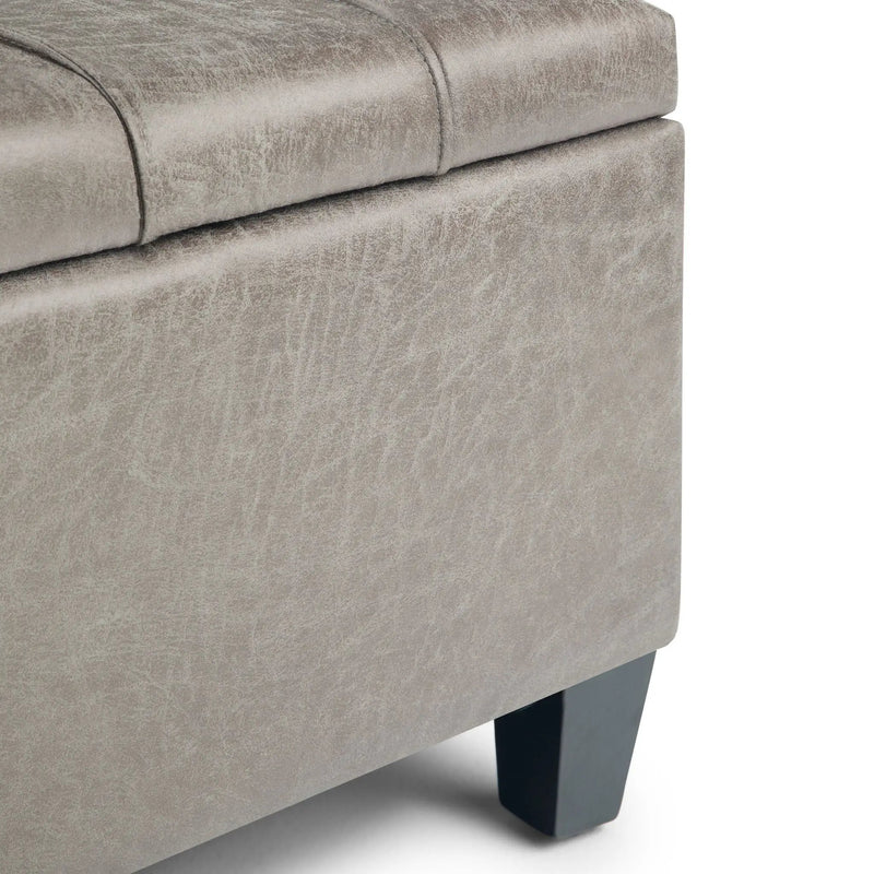 Harrison - Upholstered Coffee Table Storage Ottoman by HouseOfZazla