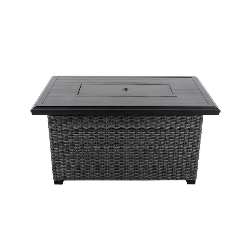Lassen 4-Piece Firepit Set with Swivel Rocking Chairs by Outdoor-USA®