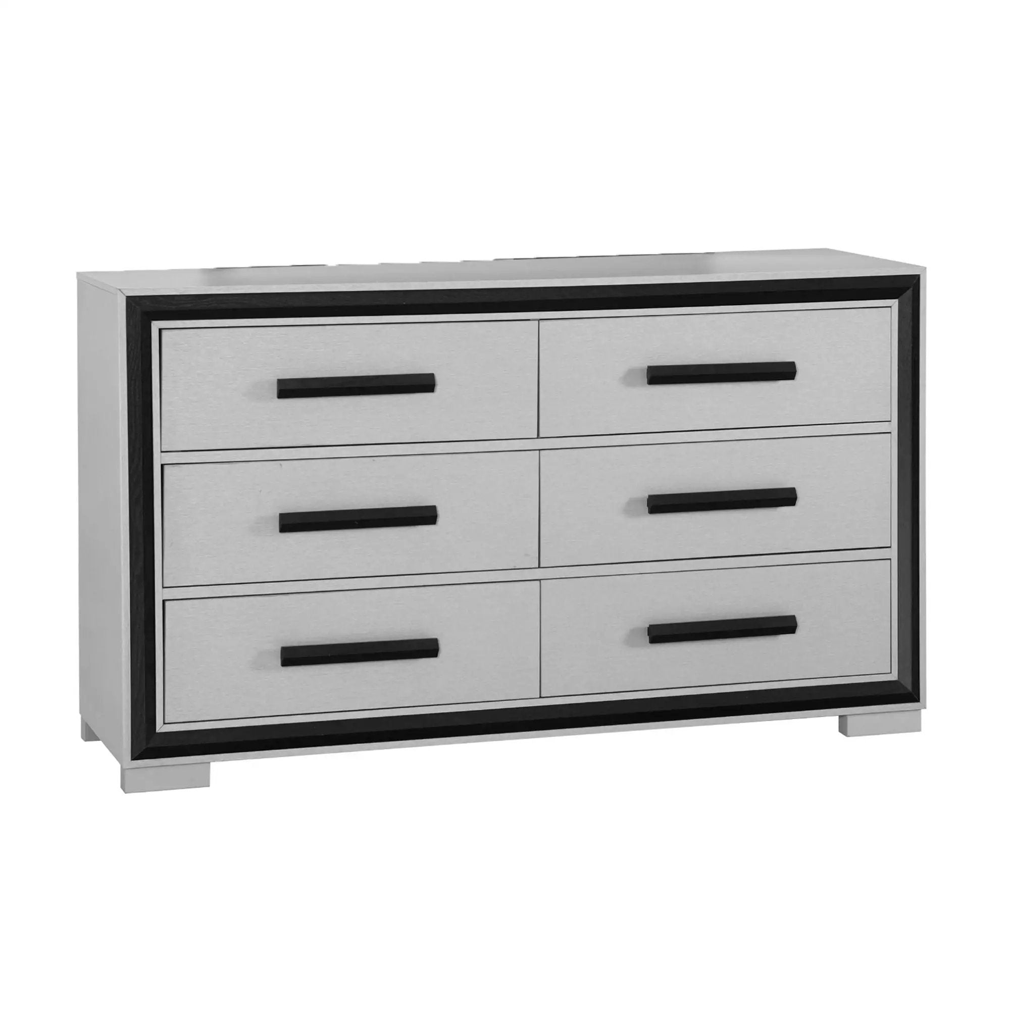 Adelaide - Dresser With Sleek Finish And Drawer Pulls by HouseOfZazla