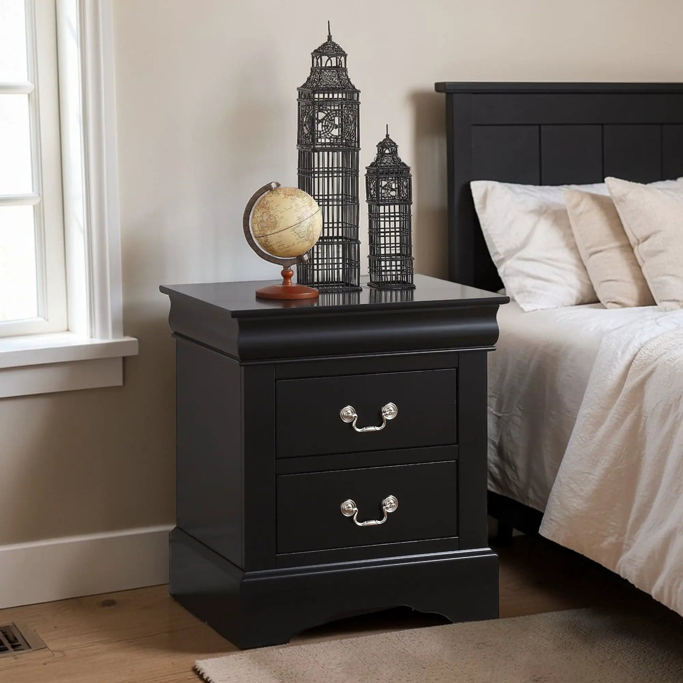 Louis Philippe III - Sleek Design Nightstand by HouseOfZazla