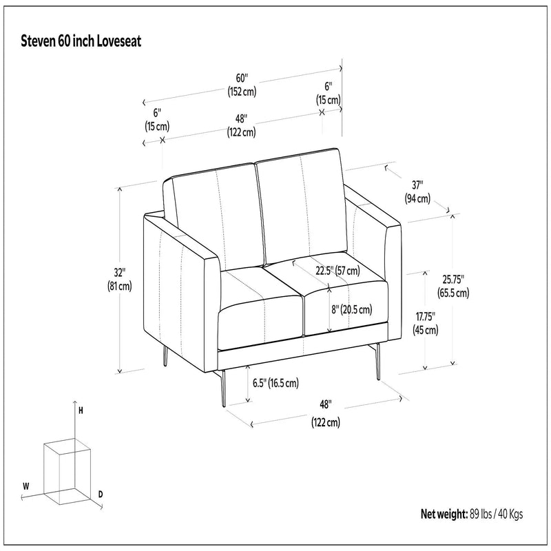 Stevens - Loveseat by HouseOfZazla
