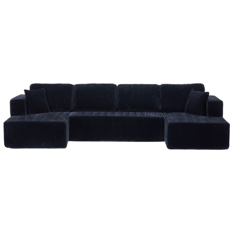 U-Shape Modular Sectional Sofa For Living Room by HouseOfZazla