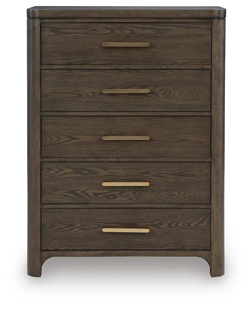 Radkin - Five Drawer Chest - Burnished Brown by Unique Piece Furniture