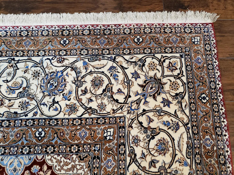 Persian Nain Rug 11x15 – Wool on Silk, Hand-Knotted, Signed Masterpiece by Jewel Rugs