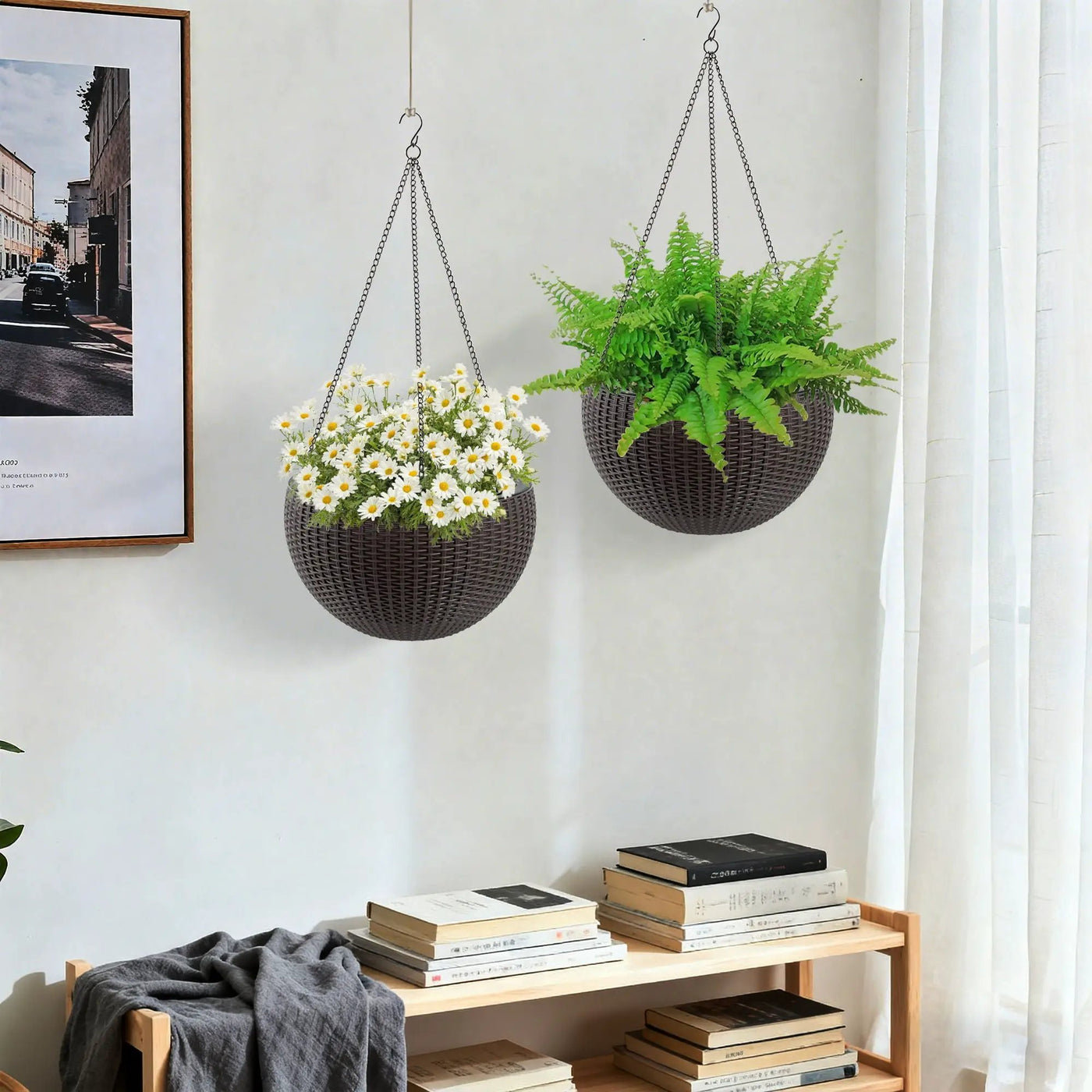 Self Watering Hanging Planter by HouseOfZazla