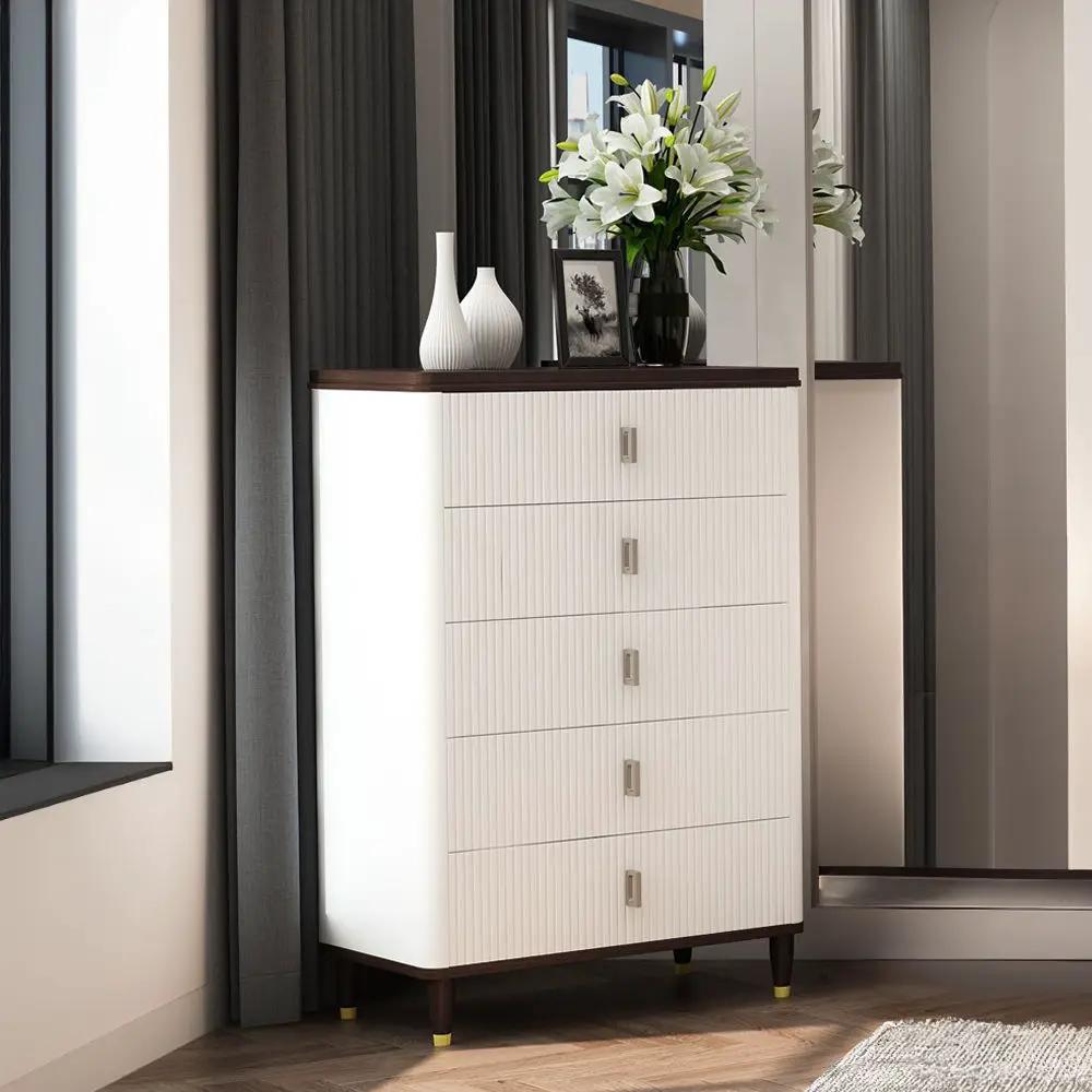 Carena - Chest - White & Brown by Unique Piece Furniture