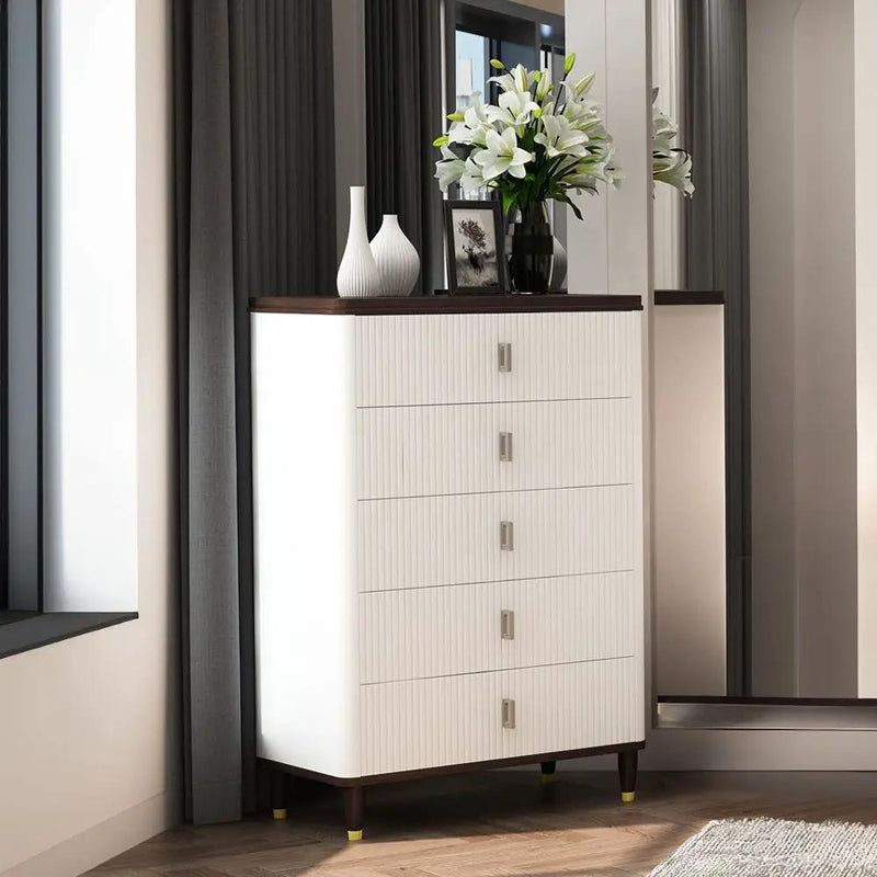 Carena - Chest - White & Brown by Unique Piece Furniture