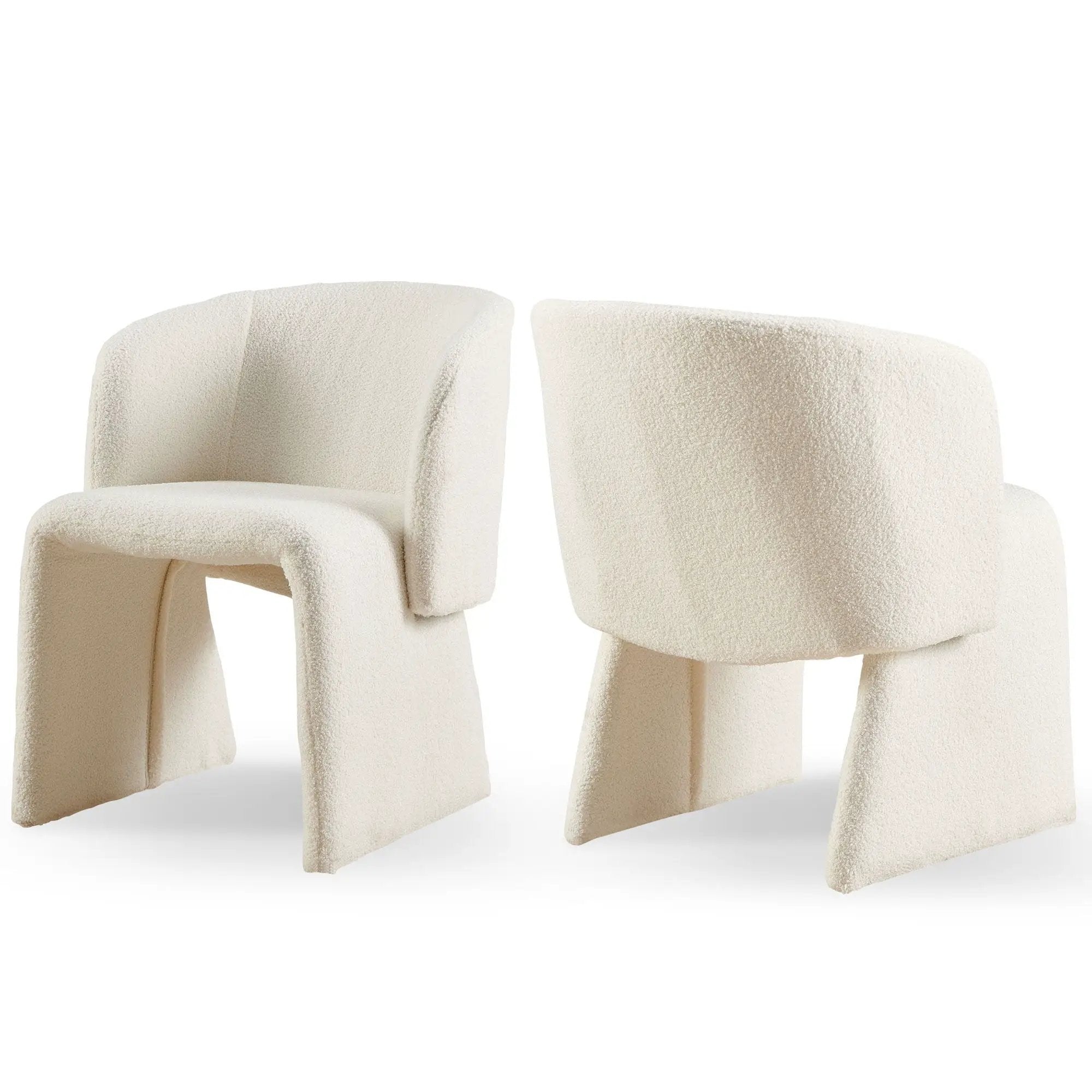 Modern Accent Chair Brown Single Sofa Chair, Upholstered Side Chair Teddy Comfy Chair For Dining Room / Bedroom / Living Room / Reception by Unique Piece Furniture