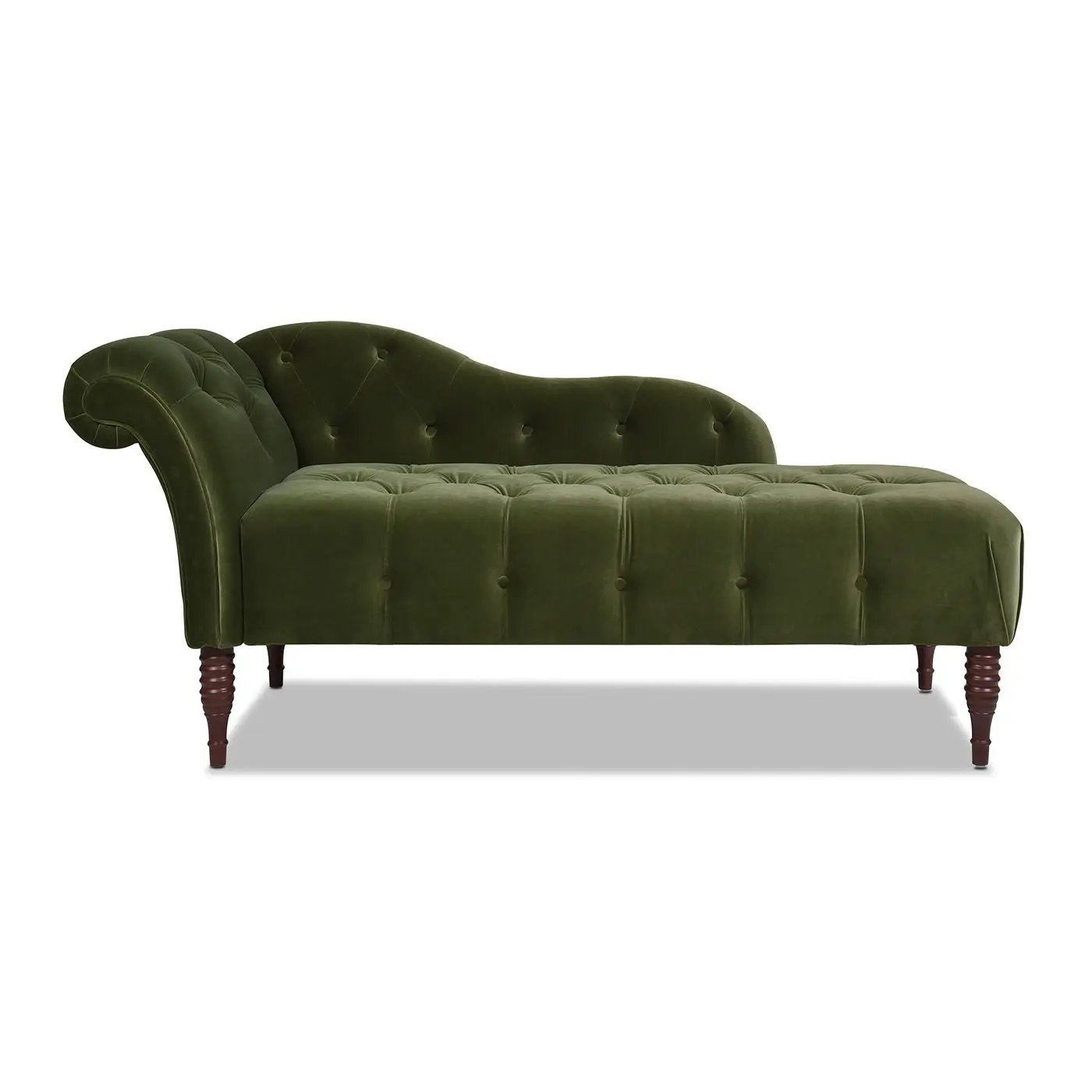 Samuel - Tufted Roll Arm Chaise Lounge by HouseOfZazla