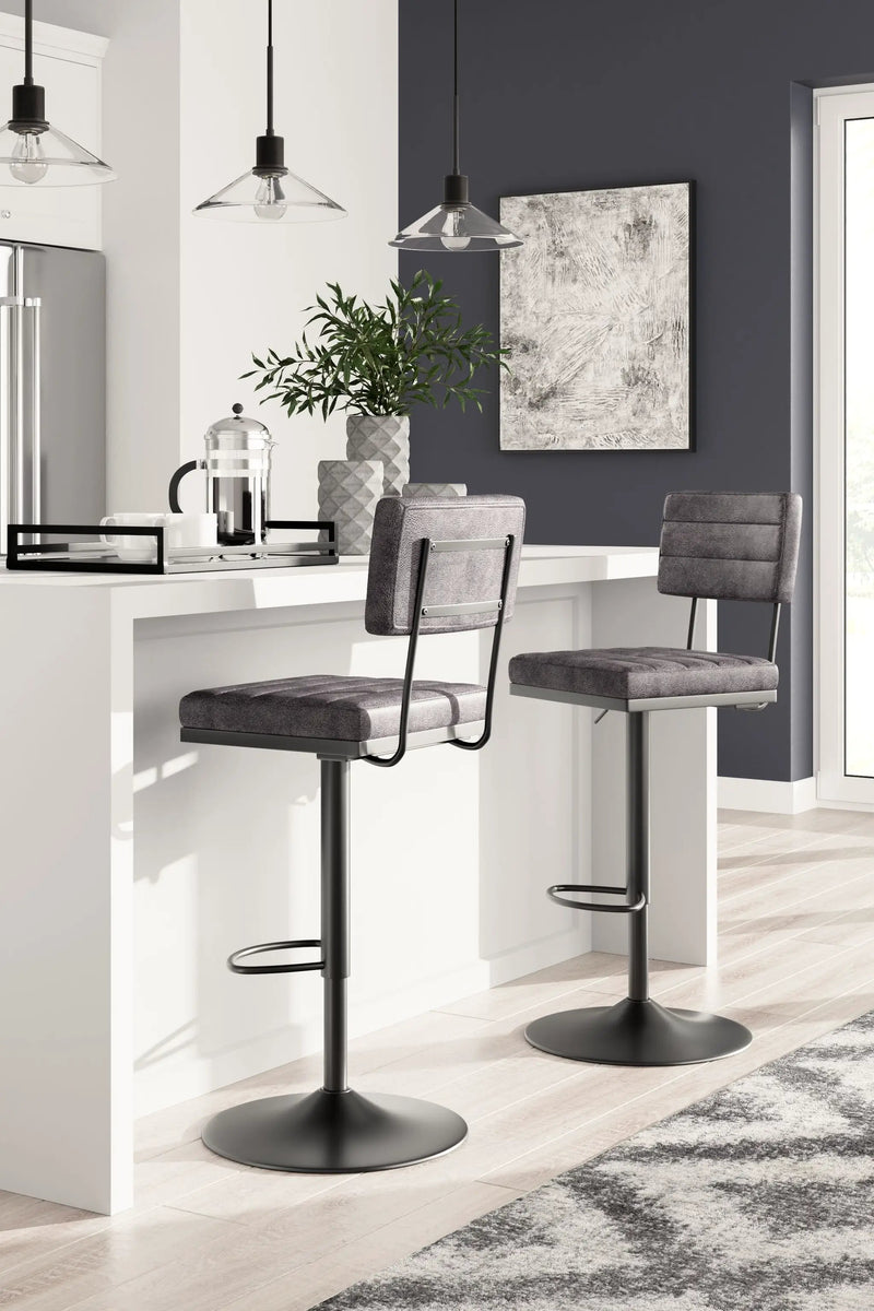 Strumford - Tall Swivel Barstool (Set of 2) by Unique Piece Furniture