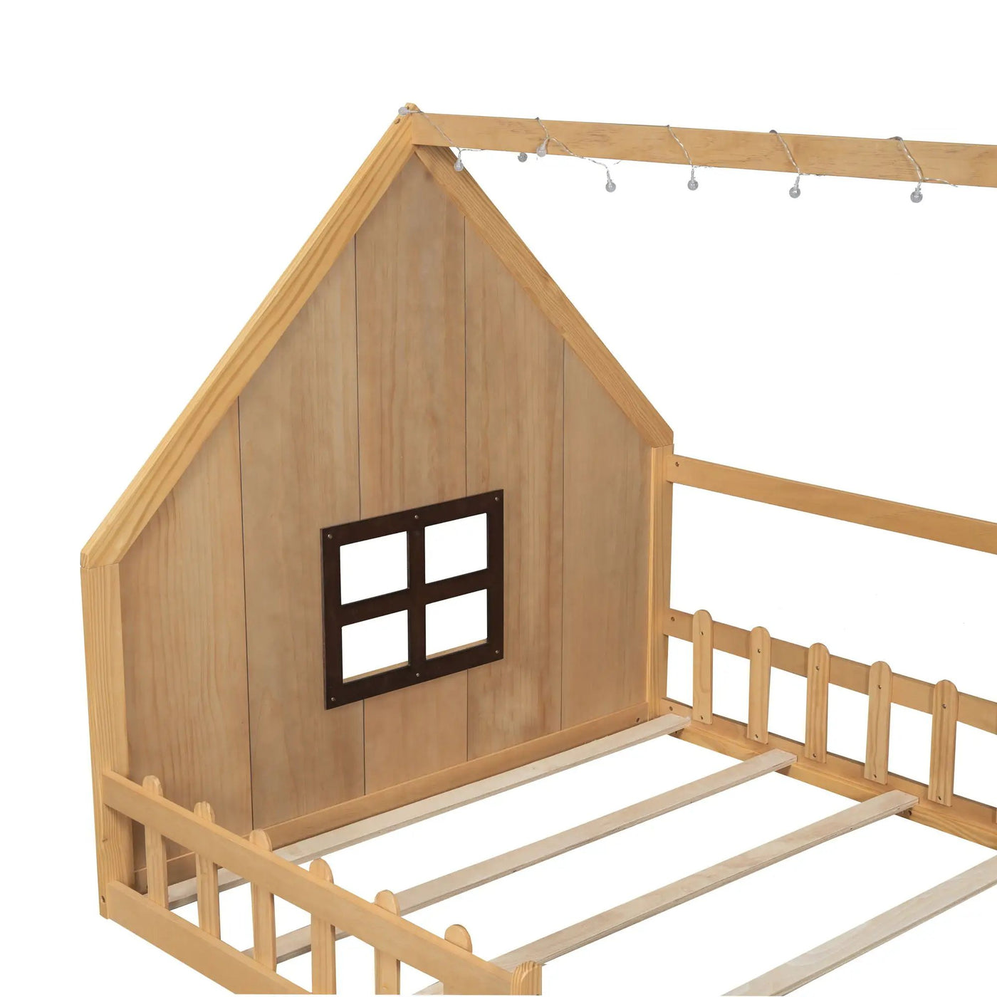 House Bed With Window And Fence by HouseOfZazla