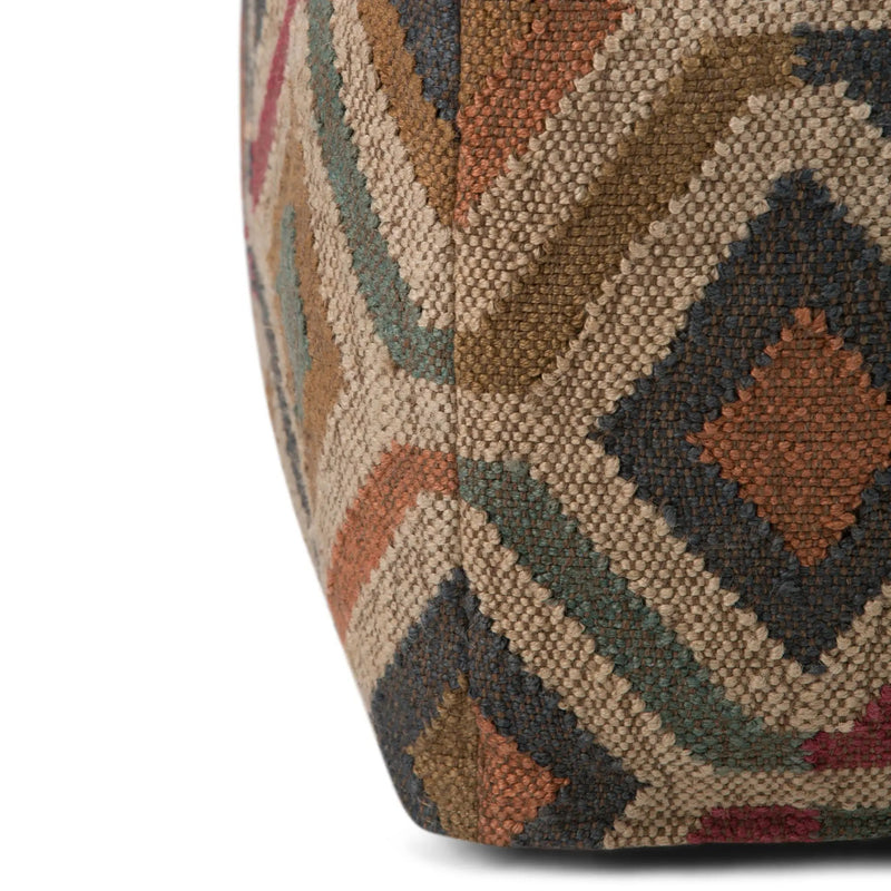 Johanna - Handcrafted Square Pouf by HouseOfZazla
