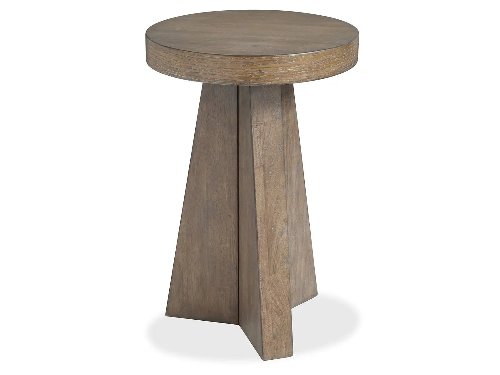 Lansbury - Round Accent End Table - Antique Wheat by Unique Piece Furniture