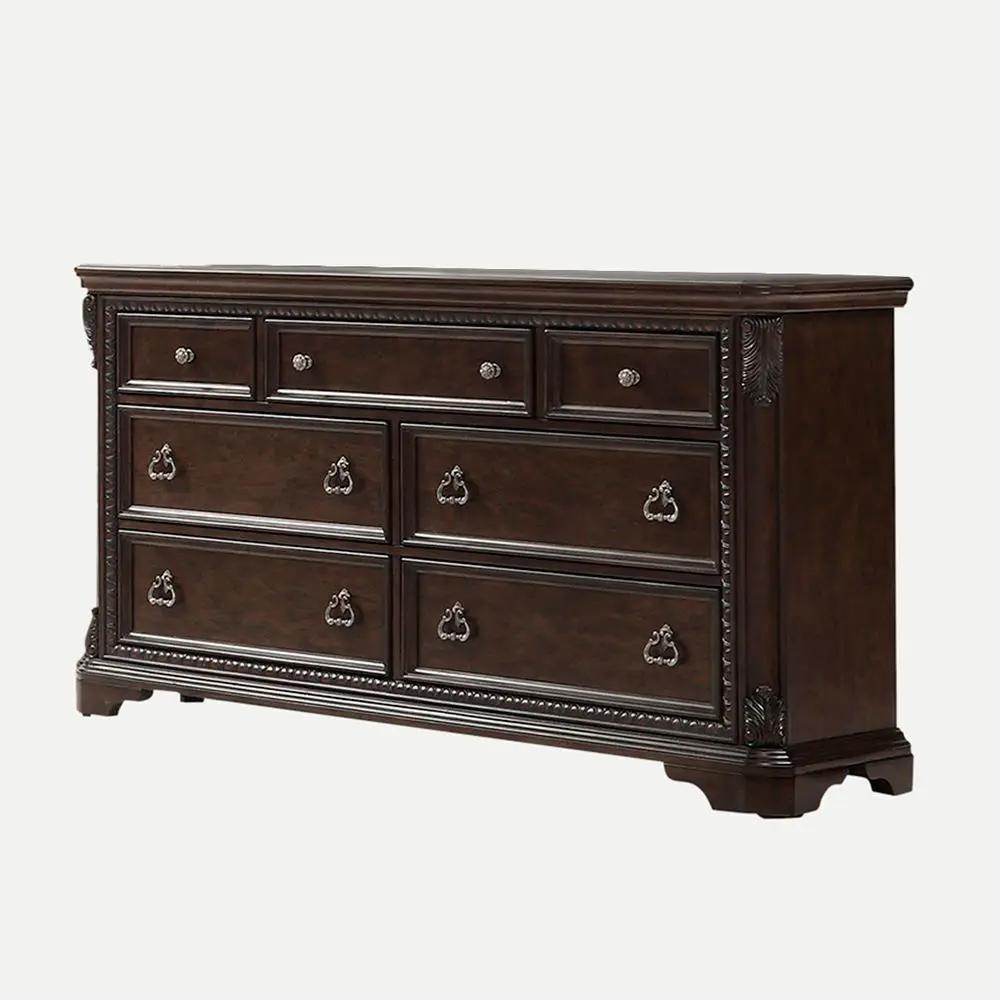 7 Drawer Dresser - Mahogany by HouseOfZazla