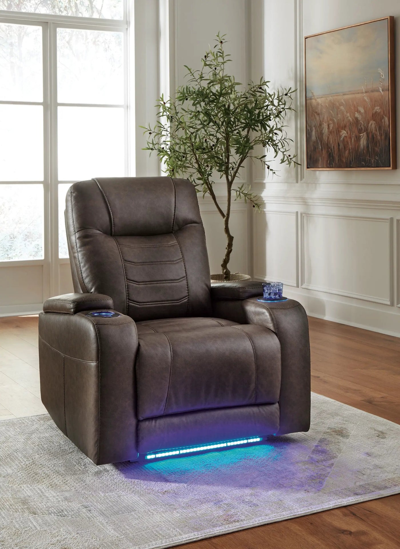 Schooner Rocks - Power Recliner / Adj Headrest by Unique Piece Furniture
