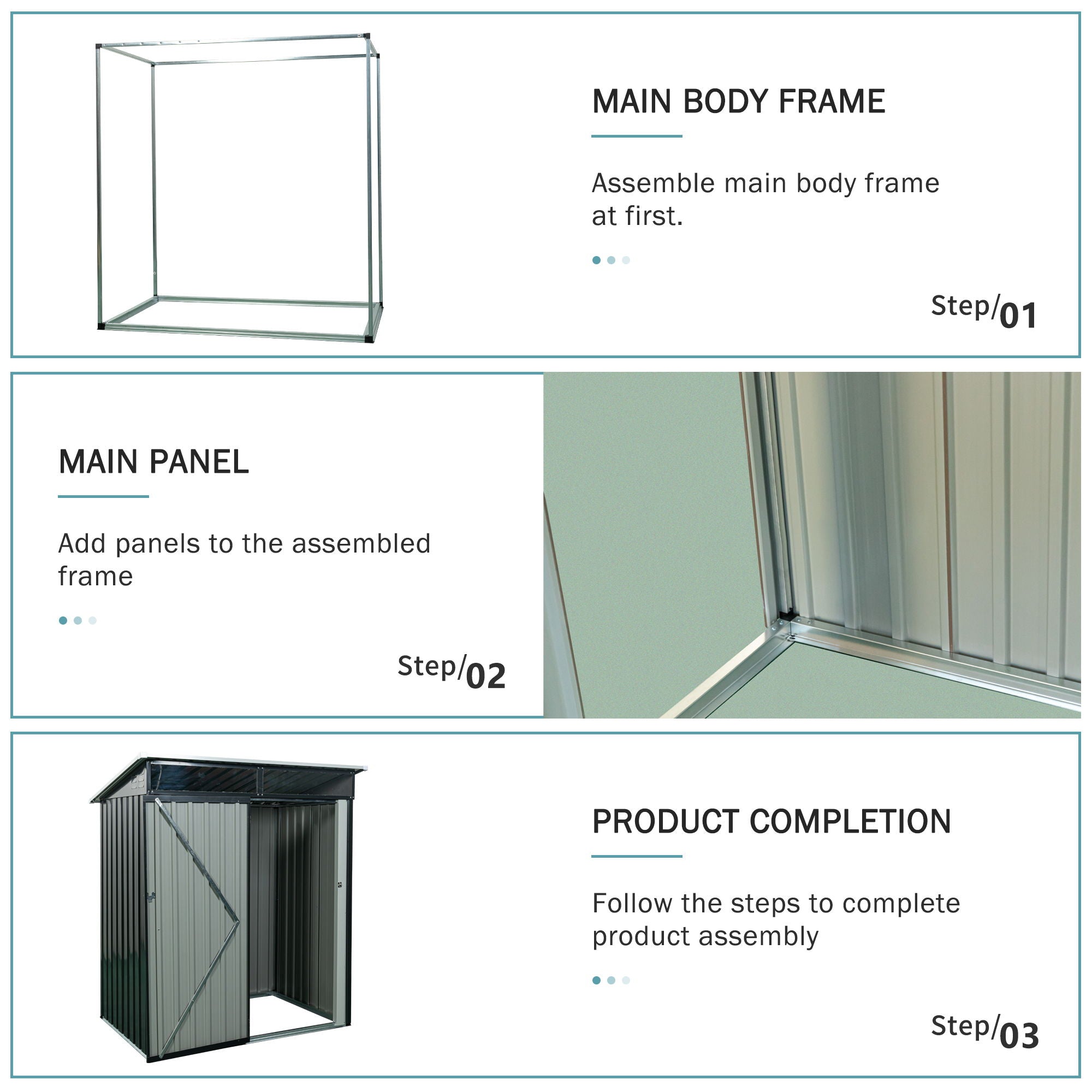 Outdoor Metal Storage Shed Transparent Plate by HouseOfZazla
