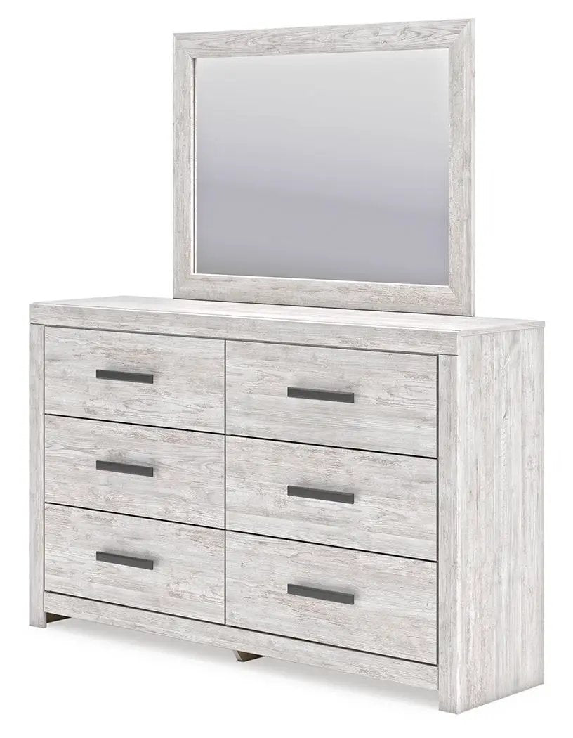 Cayboni - Dresser And Mirror - Whitewash by Unique Piece Furniture