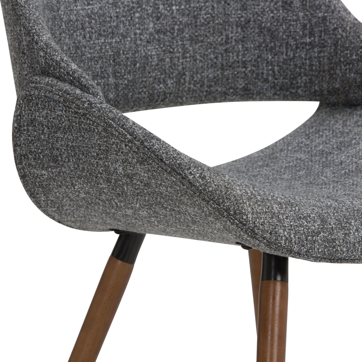 Upholstered Bentwood Dining Chair with Curved Padded Seat - Multiple Colors, photo 28 of 32