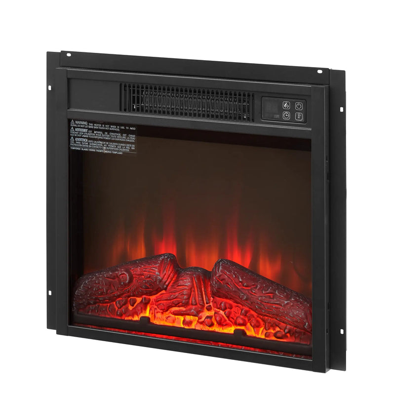 Electric Fireplace Insert 18" 1400W Remote Control by HouseOfZazla