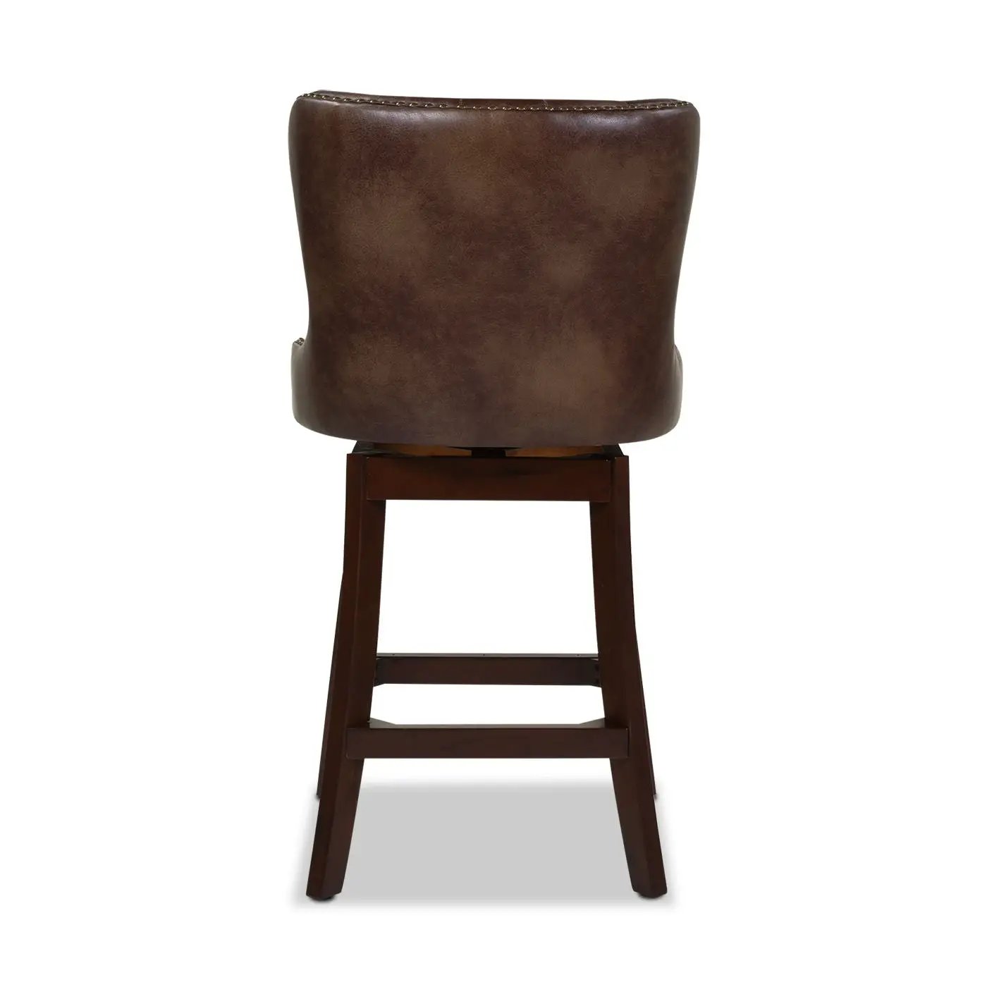 Holmes - Tufted High Back 360 Swivel Counter Height Barstool by HouseOfZazla